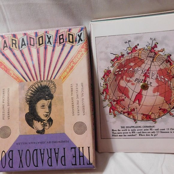 The Paradox Box Optical Illusions Puzzling Pictures Verbal Diversions - Picture 1 of 10
